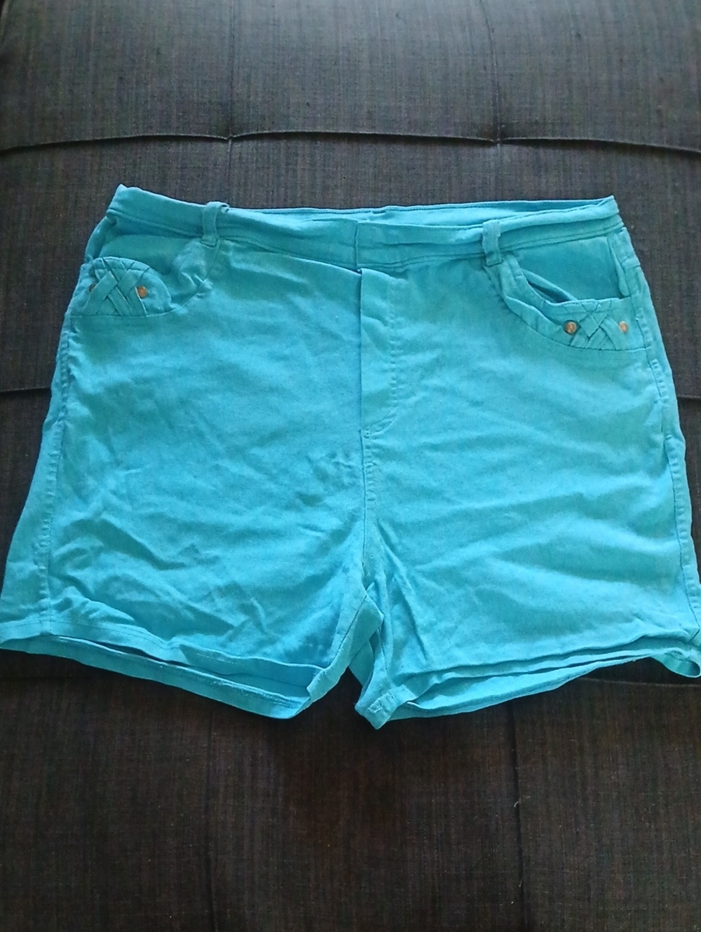 Women’s Turquoise/Blue Casual Shorts